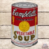 Campbell's Vegetable Soup Curved Single Sided Porcelain Sign