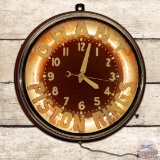 Grant Piston Rings Glo-Dial Neon Advertising Clock