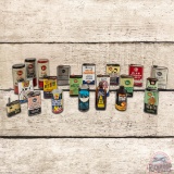 Group of 21 Whiz Automotive Advertising Cans & Bottles