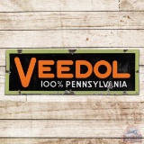 Veedol 100% Pennsylvania Motor Oil Single Sided Porcelain Sign