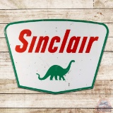 1959 Sinclair Gasoline 5' Double Sided Porcelain ID Sign w/ Dino