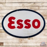 Esso Gasoline 7.5' Double Sided Porcelain ID Sign
