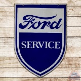 Ford Service Double Sided Porcelain Shield Sign