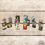 Group of 14 Whiz Metal Oil Cans Handy Oilers Old Faithful Ideal Hollingshead & More