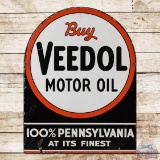 Buy Veedol Motor Oil Double Sided Porcelain Tombstone Sign
