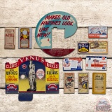 Lot of 11 Whiz Advertising Display items & Ephemera Venus Wax Shell Wax