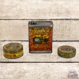 Group of 3 Whiz Automotive Polish Cans