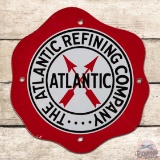 Incredible The Atlantic Refining Co. Single Sided Porcelain Logo Sign 