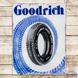 Goodrich Souple Corde Tires Double Sided Porcelain Sign