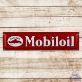 Rare Gargoyle Mobiloil Single Sided Porcelain Sign