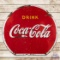 1941 Drink Coca Cola Double Sided Porcelain Sign