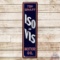 Excellent Standard Iso=Vis Top Quality Motor Oil 5' Single Sided Porcelain Sign