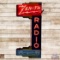 Amazing Zenith Radios 9' Factory Double Sided Porcelain Neon Sign