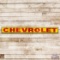 Rare Chevrolet Automobile Dealership 27' Single Sided Porcelain ID Sign