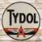 Tydol Flying A Gasoline 6' Double Sided Porcelain ID Sign