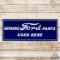 Outstanding 1920 Genuine Ford Parts Used Here Single Sided Porcelain Sign