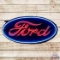 Outstanding Ford Automobiles 4' Double Sided Porcelain Factory Neon Sign