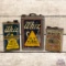 Group of 3 Whiz Cans 5 Gallon Fly Fume Anti-Freeze w/ Early Automobile