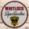 Nice Whitlock Ethyl Super Gasoline Single Sided Porcelain Pump Plate w/ Logo