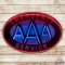 Triple A AAA Emergency Service 3' Single Sided Porcelain Neon Sign