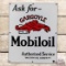 Superb Ask for Gargoyle Mobiloil Authorized Service Single Sided Porcelain Sign