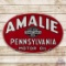 Amalie Pennsylvania Motor Oil Double Sided Porcelain Sign