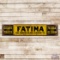 Fatima Cigars Tobacco Soda and Ice Cream 7' Single Sided Porcelain Sign
