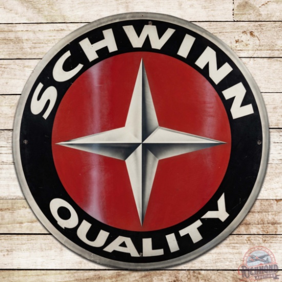 Schwinn Quality Bicycles 48" SS Wooden ID Sign