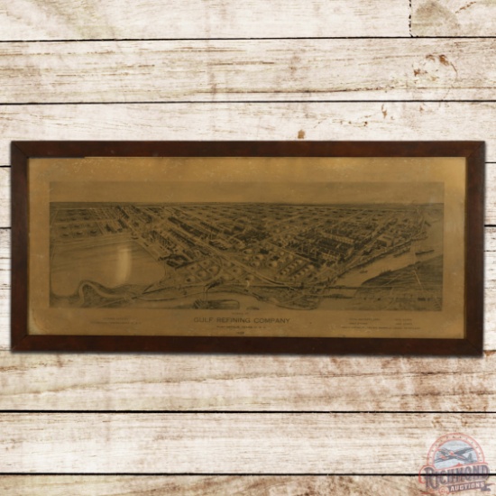 Gulf Refining Company Framed Print Circa 1920s