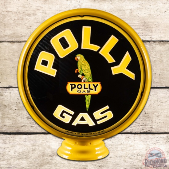 Iconic Polly Gas Wilshire Oil Co. Single 15" Lens w/ HP Metal Globe Body