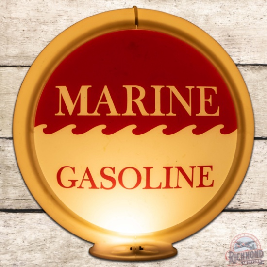 Skelly Marine Gasoline 13.5" Single Gas Pump Capco Body Globe