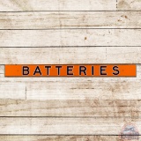 Superb Union 76 Batteries Service Station Single Sided Porcelain Sign