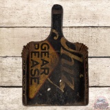 Outstanding Whiz Gear Grease Service Station Flange Sign Folk Art Dust Pan
