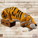 Original Large Esso Tiger Gas Station Statue
