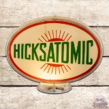 Fantastic Hicksatomic Gasoline Complete Oval Capco Gas Pump Globe