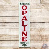 Sinclair Opaline Motor Oil Vertical Single Sided Porcelain Sign