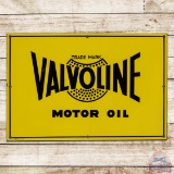 Valvoline Motor Oil 4' Single Sided Porcelain Sign