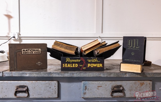 Repower with Sealed Power Metal Advertising Display with Various Shop Manuals