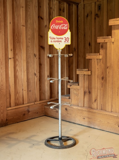 Drink Coca Cola "Take Home a Carton" Advertising Display Rack