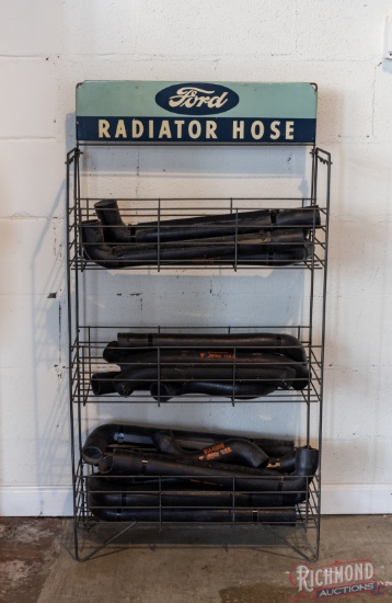Ford Radiator Hose Advertising Display Rack w/ Product