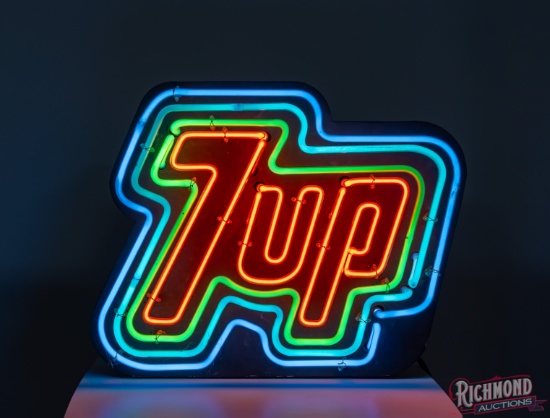 Excellent 7up Neon Diner Advertising Sign
