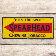 bloodhound chewing tobacco sign Bloodhound Chewing Tobacco Embossed Tin Sign