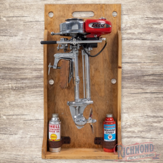 Restored Evinrude Elto Pal Outboard Motor Display