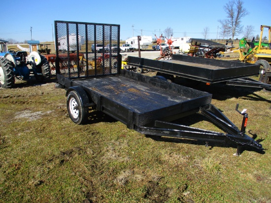 106 - BUMPER HITCH TRAILER WITH RAMP