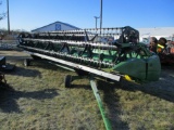 584 - JOHN DEERE 630F HYDRAFLEX HEAD WITH CART