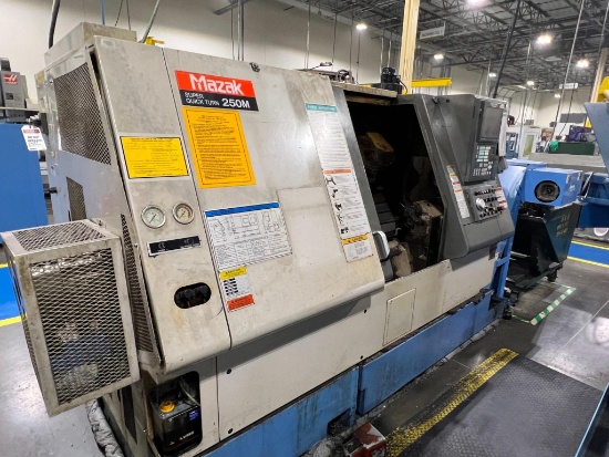 MAZAK SQT 250M CNC TURNING CENTER LATHE