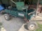 Green Rubber Tire Wagon