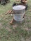 Barrel that goes to the planters with bracket