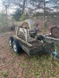 Mill Stone on Trailer