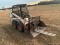 Bobcat 642 with Bucket & New Pallet Forks